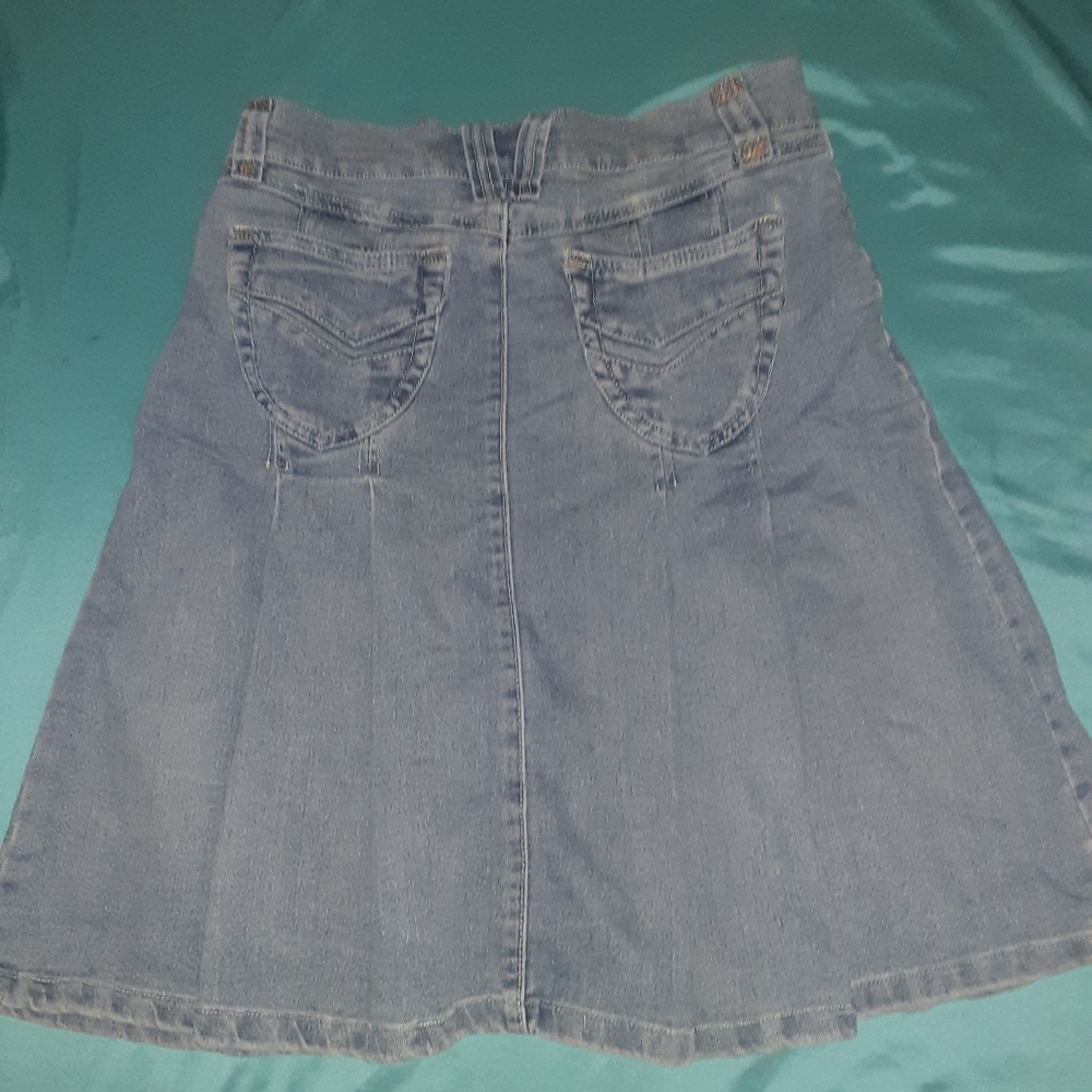NO FUZZ DEMIN LEGEND  PLEATED SKIRT - Picture 6 of 10